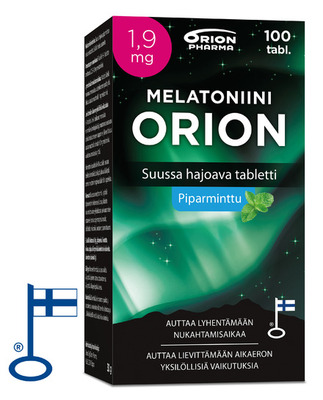 Melatoniini Orion Piparminttu 100 flag