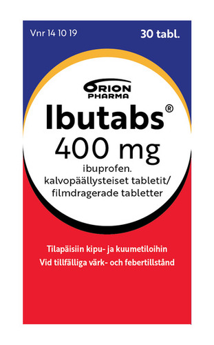 127425-5 CARTON IBUTABS 400MG 30 TABL OTC
