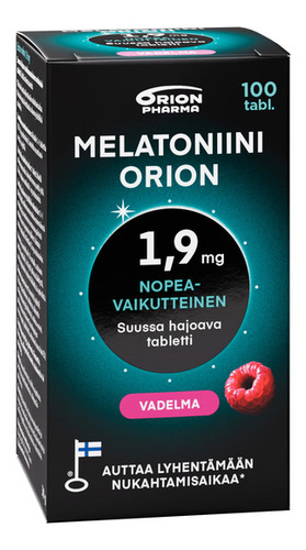 Melatoniini Orion vadelma