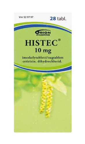 Histec 10 mg 28 imeskelytabl