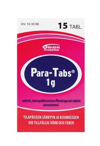 Para Tabs 1 G Itsehoitoapteekki
